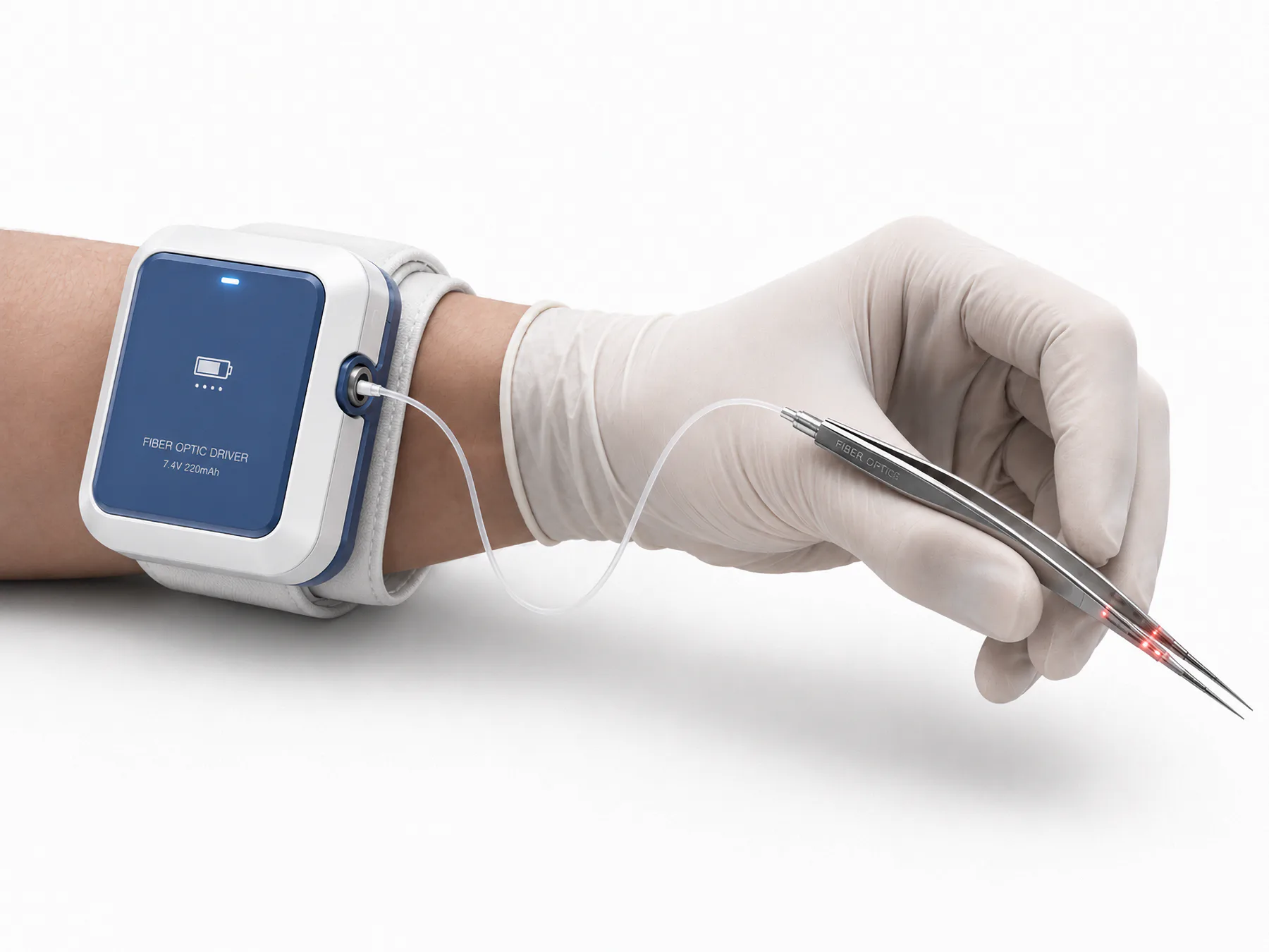 Trackable fiber-optic instruments